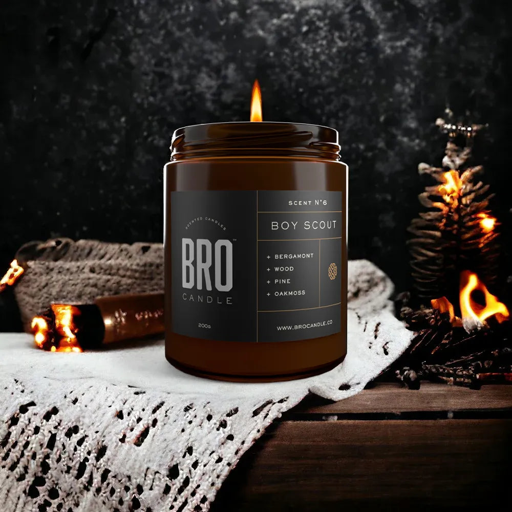 The Boy Scout Candle