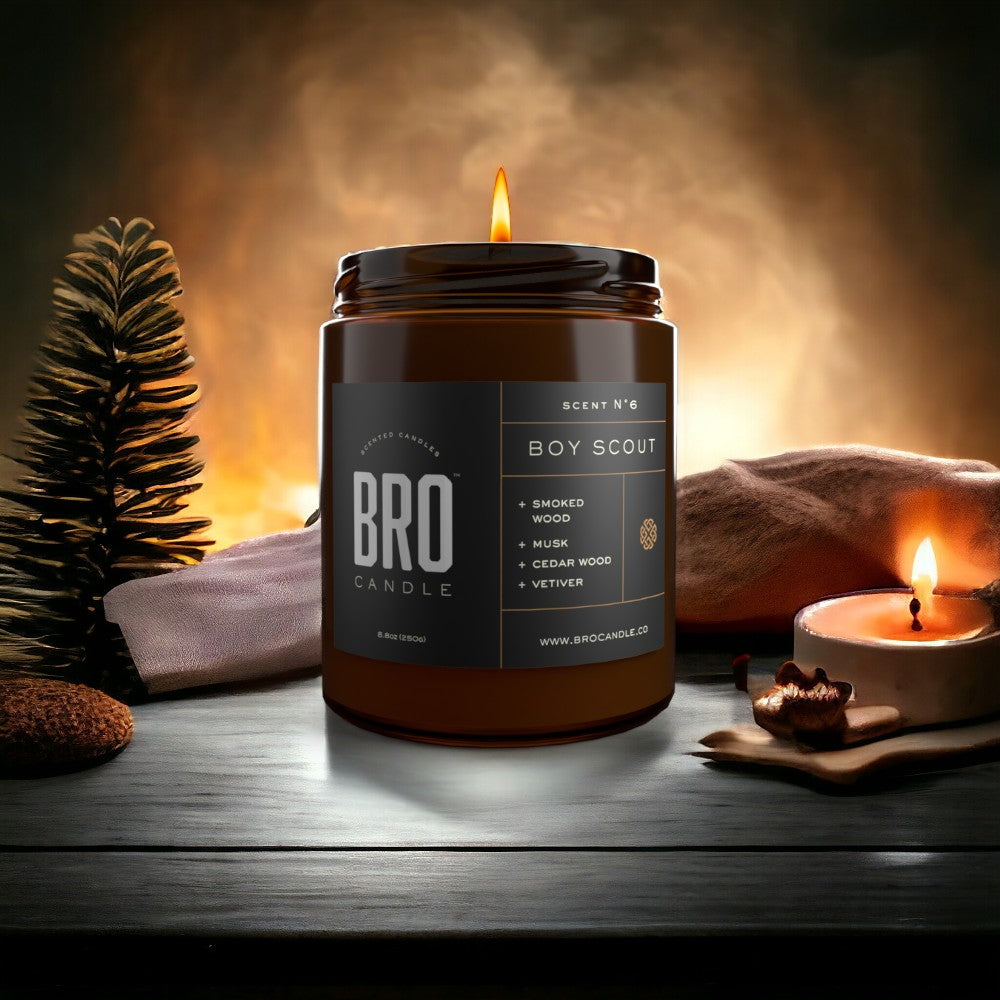The Boy Scout Candle