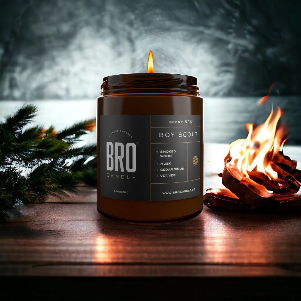 The Boy Scout Candle