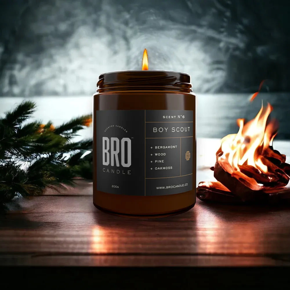 The Boy Scout Candle