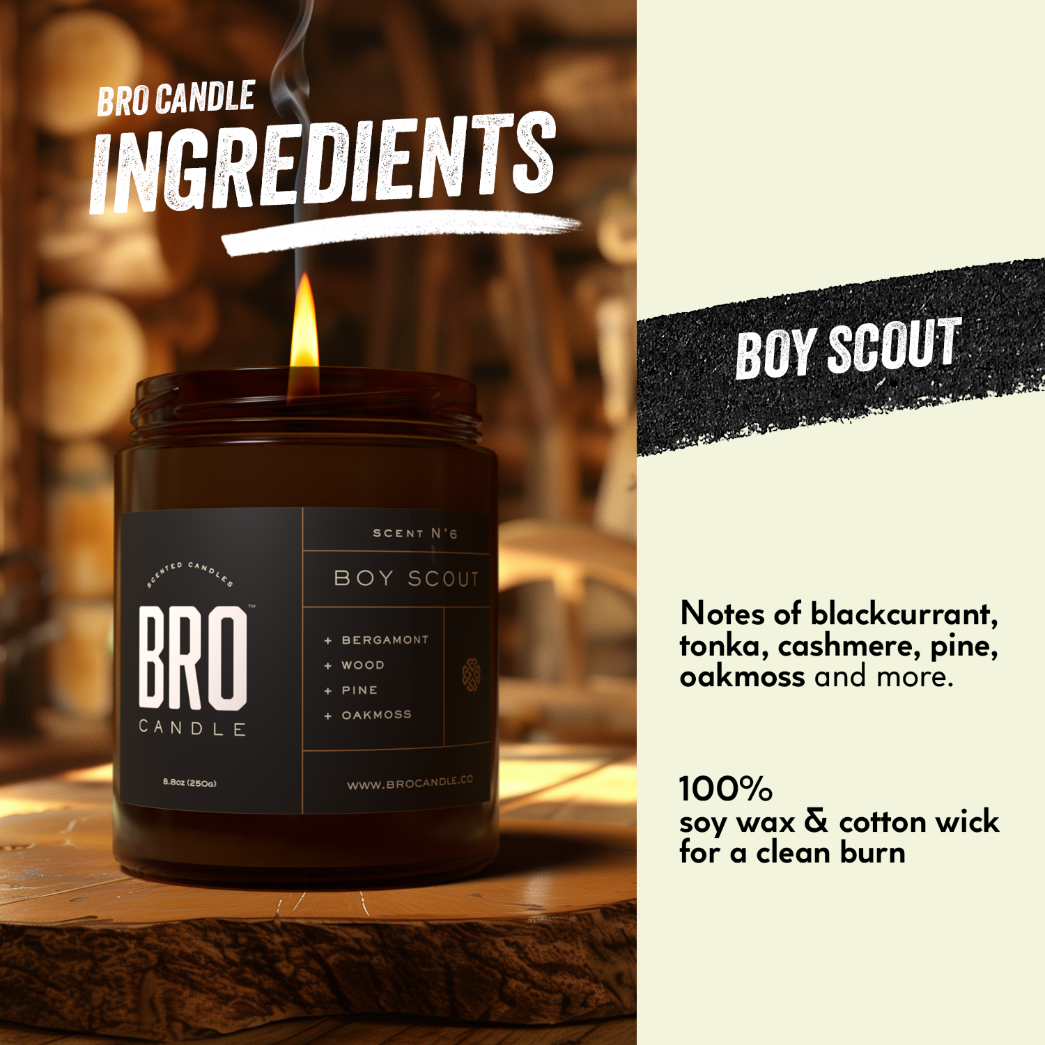 The Boy Scout Candle