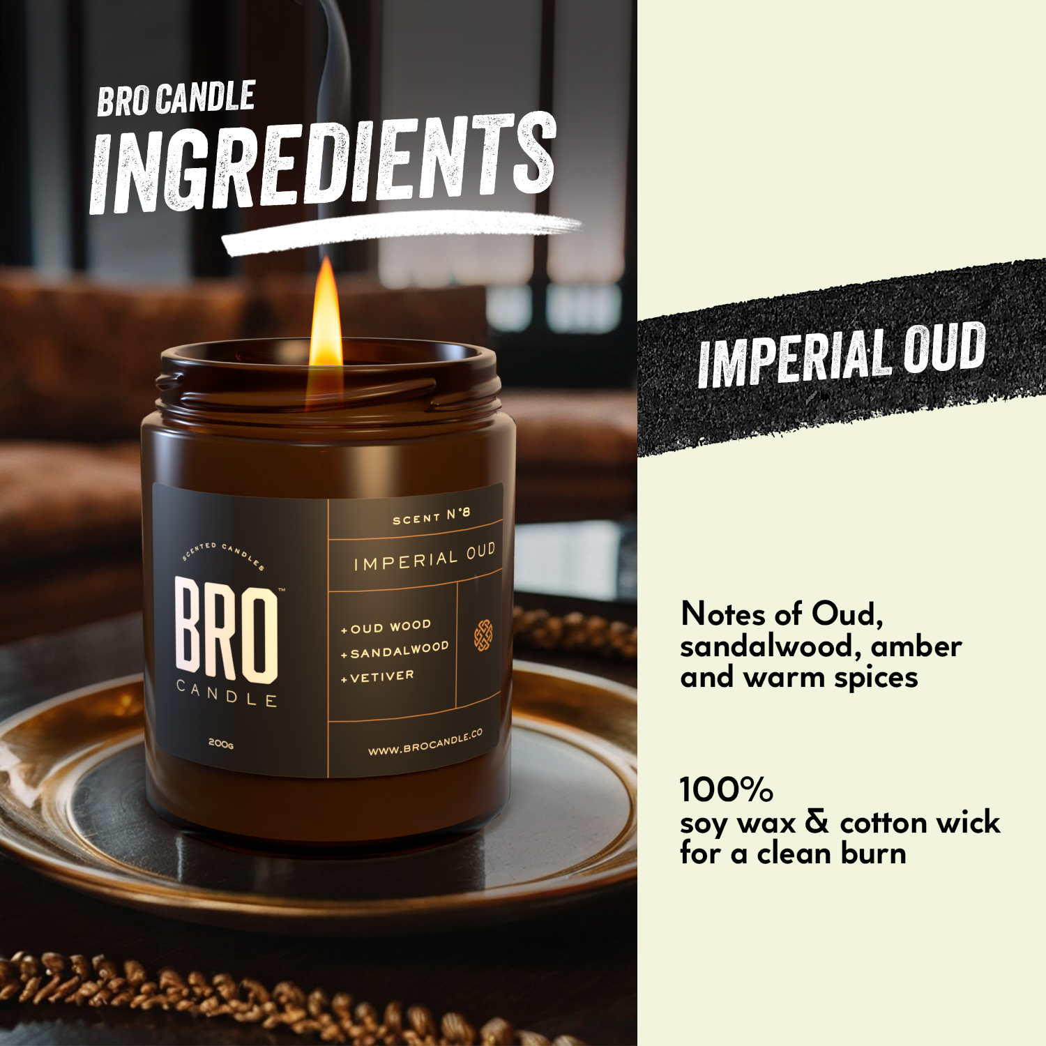 The Imperial Oud Candle
