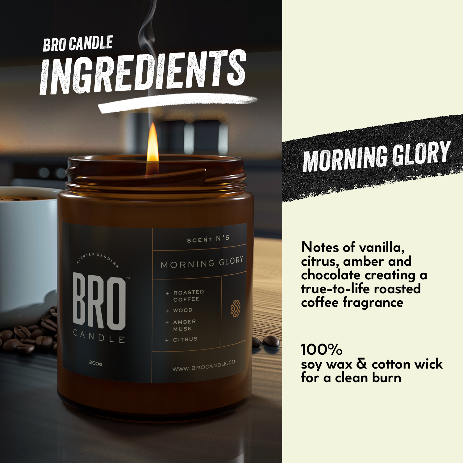 The Morning Glory Candle