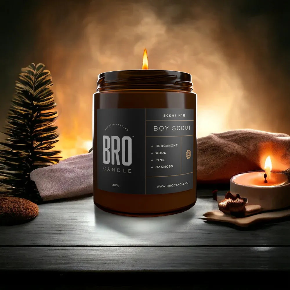 The Boy Scout Candle