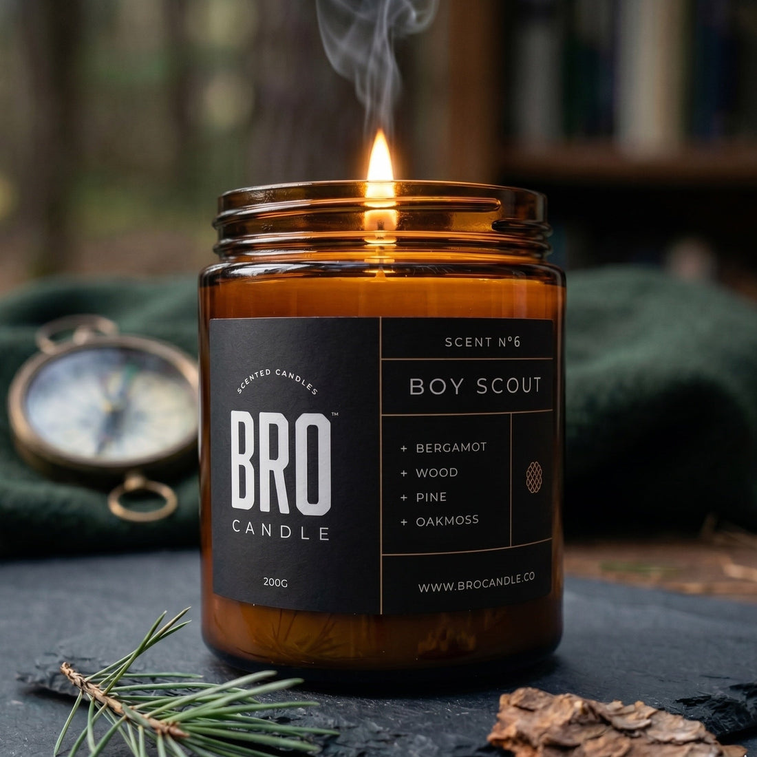The Boy Scout Candle