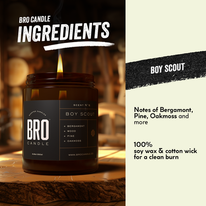 The Boy Scout Candle