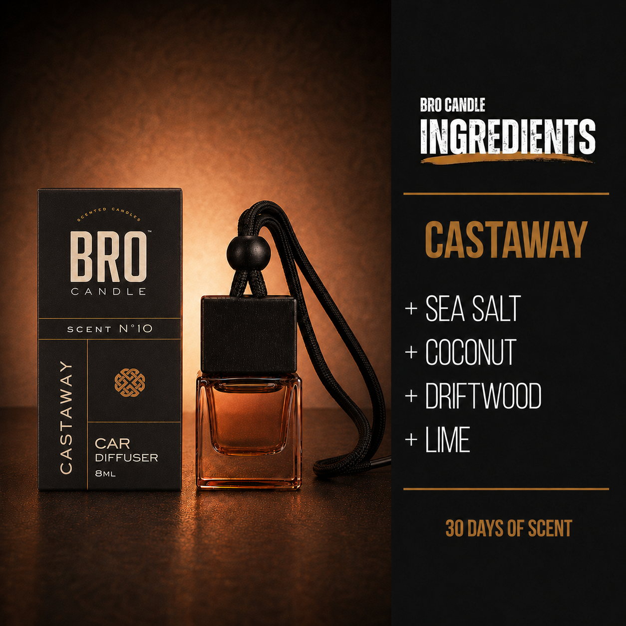 Castaway car diffuser ingredients