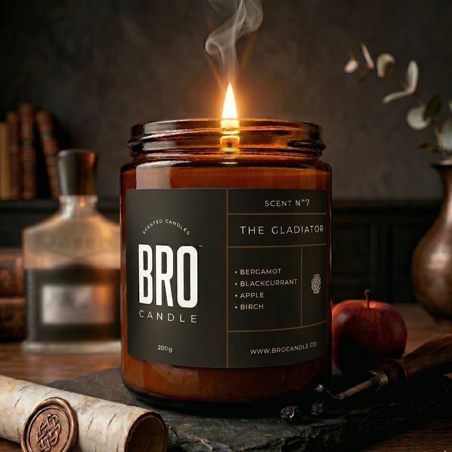 The Gladiator candle by Bro Candle