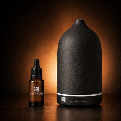 Old Fashioned diffuser oil with the electric diffuser